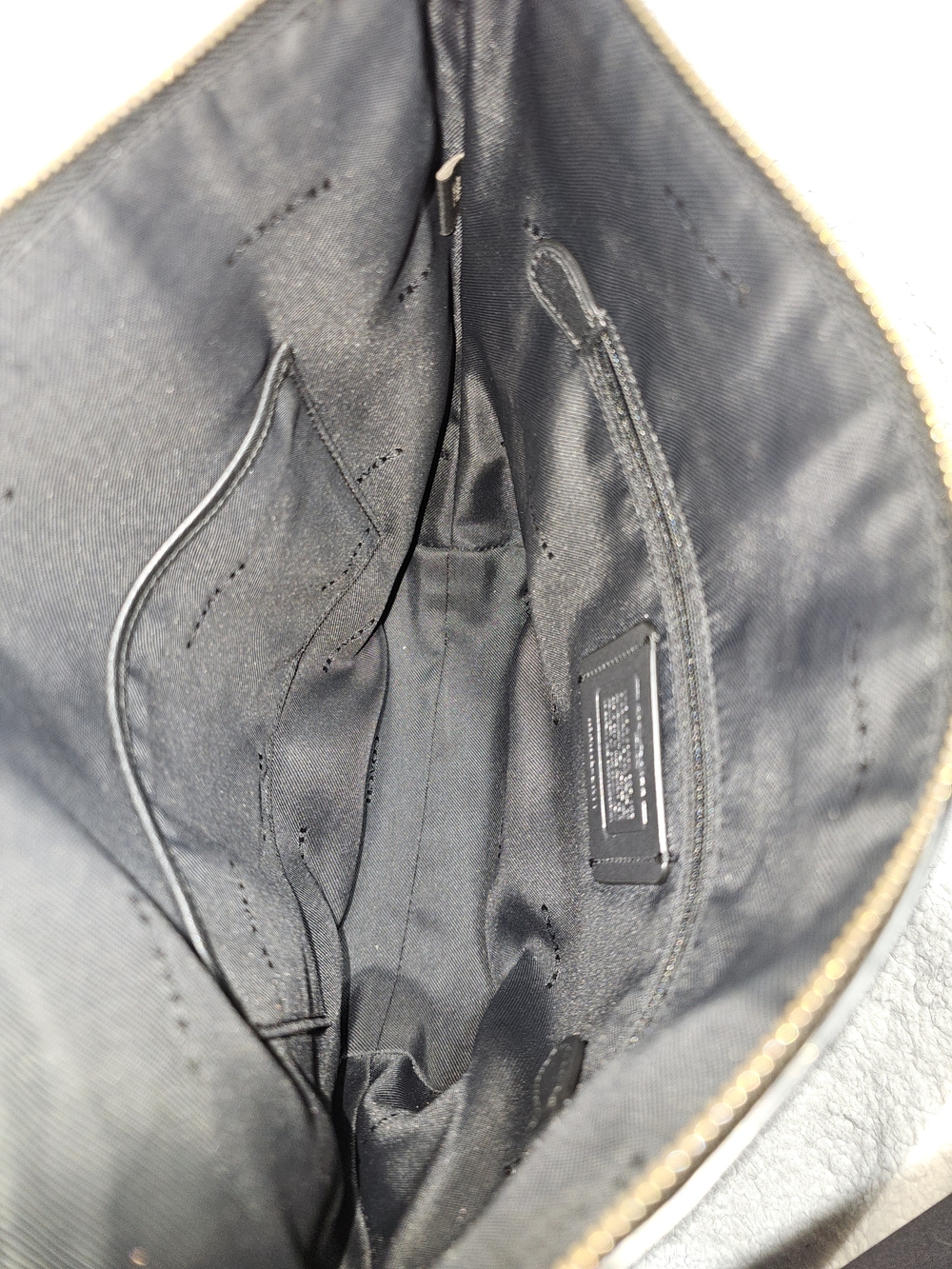 Coach Black Leather Crossbody Bag - Picture 10 of 12